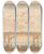 Triptych art skateboard deck of Julesedmondcharles Lachaise Design For A Ceiling Painted With A Trompe Loeil Awning And Putti In Clouds by Jules-Edmond-Charles Lachaise (1897)