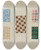 Triptych art skateboard deck of Charles Moss Quilt Patches_2 by Charles Moss