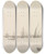 Triptych art skateboard deck of Abrahamlouisrodolphe Ducros Gezicht Op Golf Van Napels Vanaf Kade Bij Kerk Santa Maria Del Carmine_1 by Abraham-Louis-Rodolphe Ducros (1748-1810)