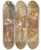 Triptych art skateboard deck of George John Pinwell Vanity Fair by George John Pinwell (1842-1875)