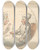 Triptych art skateboard deck of George Moutard Woodward Circles Of Wisdom No 1 by George Moutard Woodward (1765-1809)