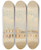 Triptych art skateboard deck of George Obrien Colonial Museum Wellington by George Obrien