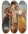 Triptych art skateboard deck of Giuseppe Cades The Meeting Of Gautier Count Of Antwerp And His Daughter Violante by Giuseppe Cades (1750-1799)