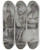 Triptych art skateboard deck of Pierrepaul Prudhon Le Soir by Pierre-Paul Prud'hon (1758-1823)