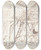 Triptych art skateboard deck of Sir Edwin Henry Landseer The Barn by Sir Edwin Henry Landseer (1802-1873)