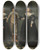 Triptych art skateboard deck of Dirck Dircksz Van Santvoort Portrait Of The Family Of Dirck Bas Jacobsz Burgomaster Of Amsterdam by Dirck Dircksz Van Santvoort (1610-1680)