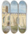 Triptych art skateboard deck of Rev James Bulwer One From A Volume Of Drawings And Prints_12 by Rev James Bulwer (1794-1879)