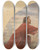 Triptych art skateboard deck of Carl Johann Peyfuss Lunette Fr Den Justizpalast_2 by Carl Johann Peyfuss (1865-1932)