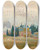 Triptych art skateboard deck of Aureliano De Beruete Alrededores De Madrid On The Outskirts Of Madrid by Aureliano De Beruete (1845-1912)