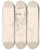 Triptych art skateboard deck of Nicaise De Keyser Head Of A Man And Scene by Nicaise De Keyser (1813-1887)