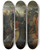 Triptych art skateboard deck of Anton Romako Rudolf Von Habsburg An Der Leiche Pemysl Ottokars Knig Von Bhmen by Anton Romako (1832-1889)