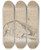 Triptych art skateboard deck of Nicolai Abildgaard Studie Af En Hnd Og Et Draperi by Nicolai Abildgaard (1743-1809)