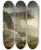Triptych art skateboard deck of Thomas Prichard Rossiter Niagara Falls by Thomas Prichard Rossiter (1818-1871)