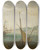 Triptych art skateboard deck of Adam Willaerts A Marine With Five Vessels Out To Sea And Another In Port And With Groups Of Largely Male Figures Engaged In Buying Or Selling Fish Or Other Wares by Adam Willaerts (1577-1664)