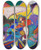 Triptych art skateboard deck of Adolf Hlzel Figurenkomposition by Adolf Holzel (1853-1934)