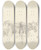 Triptych art skateboard deck of Sawrey Gilpin Study Of Cattle And Donkeys by Sawrey Gilpin (1733-1807)