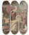 Triptych art skateboard deck of Franois Joseph Heim The Martyrdom Of Saint Hippolytus by Francois Joseph Heim (1787-1865)