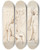 Triptych art skateboard deck of Robert Smirke An Allegory Of Britains Naval Might by Robert Smirke (1752-1845)
