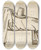 Triptych art skateboard deck of David Humbert De Superville Resting Man Lying On His Back A Hat Over His Groin by David Humbert De Superville (1770-1849)