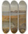 Triptych art skateboard deck of Frederic Leighton St Pauls Bay Atlindos Rhodes by Frederic Leighton (1830-1896)