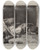 Triptych art skateboard deck of Mariano Fortuny Marsal Arab Watching Over The Body Of A Friend by Mariano Fortuny Marsal (1838-1874)