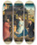 Triptych art skateboard deck of Rogier Van Der Weyden The Middelburg Altar by Rogier van der Weyden (1399-1464)