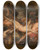 Triptych art skateboard deck of Antoine Joseph Wiertz The Greeks And The Trojans Fighting Over The Body Of Patroclus by Antoine Joseph Wiertz (1806-1865)