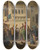 Triptych art skateboard deck of Robert Dowling A Sheikh And His Son Entering Cairo On Their Return From A Pilgrimage To Mecca by Robert Dowling (1827-1886)