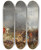 Triptych art skateboard deck of Jozef Brandt Chodkiewicz At Chocim by Jozef Brandt (1841-1915)