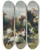 Triptych art skateboard deck of Johann Till The Younger Szene Aus Don Quichote Kampf Mit Dem Geflgel by Johann Till the younger (1827-1894)