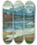 Triptych art skateboard deck of Leo Putz Kampenwand Chiemsee_1 by Leo Putz (1869-1940)