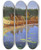 Triptych art skateboard deck of Frederic Remington Radisson And Groseilliers by Frederic Remington (1861-1909)