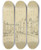 Triptych art skateboard deck of Augustus Charles Pugin Study For Kings Bench Prison From Microcosm Of London by Augustus Charles Pugin (1762-1832)