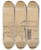 Triptych art skateboard deck of Gustav Wentzel Mountain Farm by Gustav Wentzel (1859-1927)