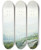 Triptych art skateboard deck of William Trost Richards The Mount Washington Range From Mount Kearsarge by William Trost Richards (1833-1905)