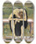 Triptych art skateboard deck of Ferdinand Hodler Disappointed Soul by Ferdinand Hodler (1853-1918)