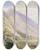 Triptych art skateboard deck of John Gully Paekakariki by John Gully (1819-1888)