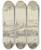 Triptych art skateboard deck of Johann Baptist Reiser Ansicht Von Dresden Von Der Neustadt Aus by Johann Baptist Reiser (18-)