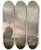 Triptych art skateboard deck of Thomas Luny Packet Boat Under Sail In A Breeze Off The South Foreland by Thomas Luny (1759-1837)