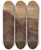 Triptych art skateboard deck of Edward Mitchell Bannister Untitled Landscape With Rocks_2 by Edward Mitchell Bannister (1828-1901)