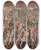 Triptych art skateboard deck of Giorgio Vasari The Storming Of The Fortress Of Stampace In by Giorgio Vasari (1511-1574)