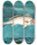Triptych art skateboard deck of Winslow Homer Channel Bass by Winslow Homer (1836-1910)