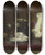 Triptych art skateboard deck of John La Farge Calla Lily by John La Farge (1835-1910)