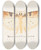 Triptych art skateboard deck of George Hudson Entomology Watercolour Pl095 by George Hudson (1867-1946)