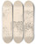 Triptych art skateboard deck of Sawrey Gilpin Studies Of Donkeys by Sawrey Gilpin (1733-1807)