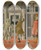 Triptych art skateboard deck of Matteo Di Giovanni The Dream Of Saint Jerome by Matteo di Giovanni (1425-1495)