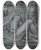 Triptych art skateboard deck of Pierrepaul Prudhon Jeune Femme Nue Se Relevant by Pierre-Paul Prud'hon (1758-1823)