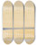Triptych art skateboard deck of Joseph Mallord William Turner The Channel Sketchbook 48 by Joseph Mallord William Turner (1775-1851)
