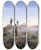 Triptych art skateboard deck of Jrgen Sonne The Morning After The Battle Of Isted July 25 1850 by Jorgen Sonne (1801-1890)