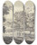 Triptych art skateboard deck of Nicolas Joseph Vergnaux Waldlandschaft Mit Einem Gterwagen by Nicolas Joseph Vergnaux